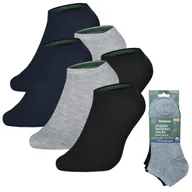 Skarpetki męskie - Stopki męskie skarpetki bambusowe 3 pary 41-46 ekstra miękkie oddychające - miniaturka - grafika 1