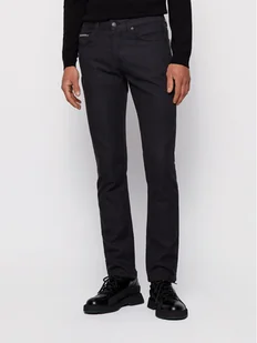 Boss Spodnie materiałowe Delaware3-1-20+ 50435156 Czarny Slim Fit - Spodnie męskie - miniaturka - grafika 1