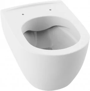 CERASTYLE 019100-W CERASTYLE 019100 - Miska bezkołnierzowa CITY RIMLESS 52,5x37cm  BEZ DESKI - Miski WC - miniaturka - grafika 1