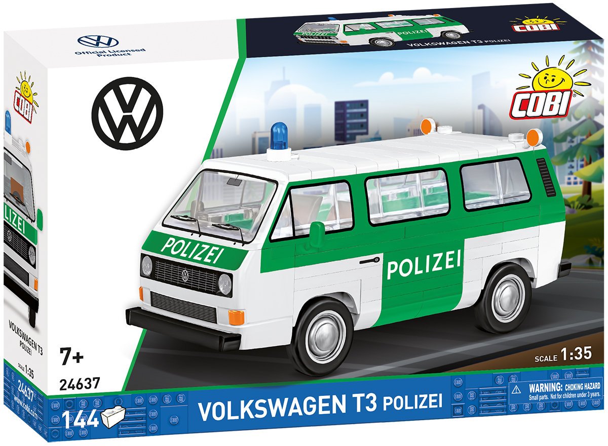 Cobi Action Town Samochód T3 Polizei 144 Kl., Cobi-24637