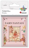 Szkolne artykuły papiernicze - Naklejki foliowe Fairy Fantasy wróżki 30szt - Titanum - miniaturka - grafika 1