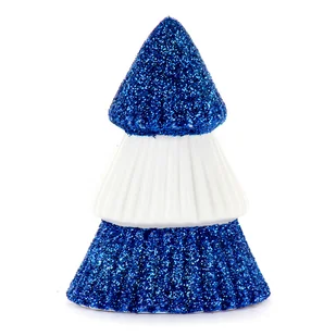 Magic Moments, Figurka, choinka, niebiesko-biała - Ozdoby bożonarodzeniowe - miniaturka - grafika 1