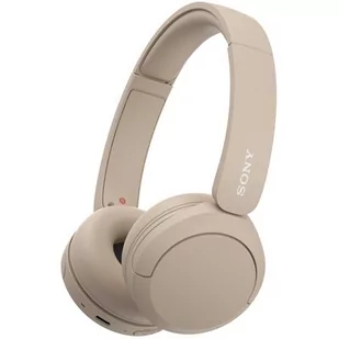 SONY WHCH520 Kremowy - Słuchawki - miniaturka - grafika 1