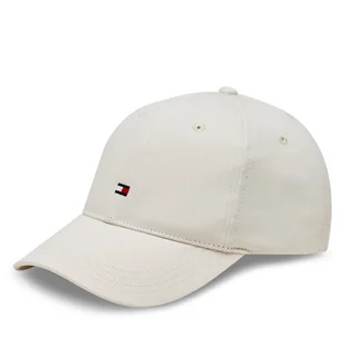 Czapka z daszkiem Tommy Hilfiger Small Flag Cap AU0AU01528 Beżowy - Czapki dla dzieci - miniaturka - grafika 1