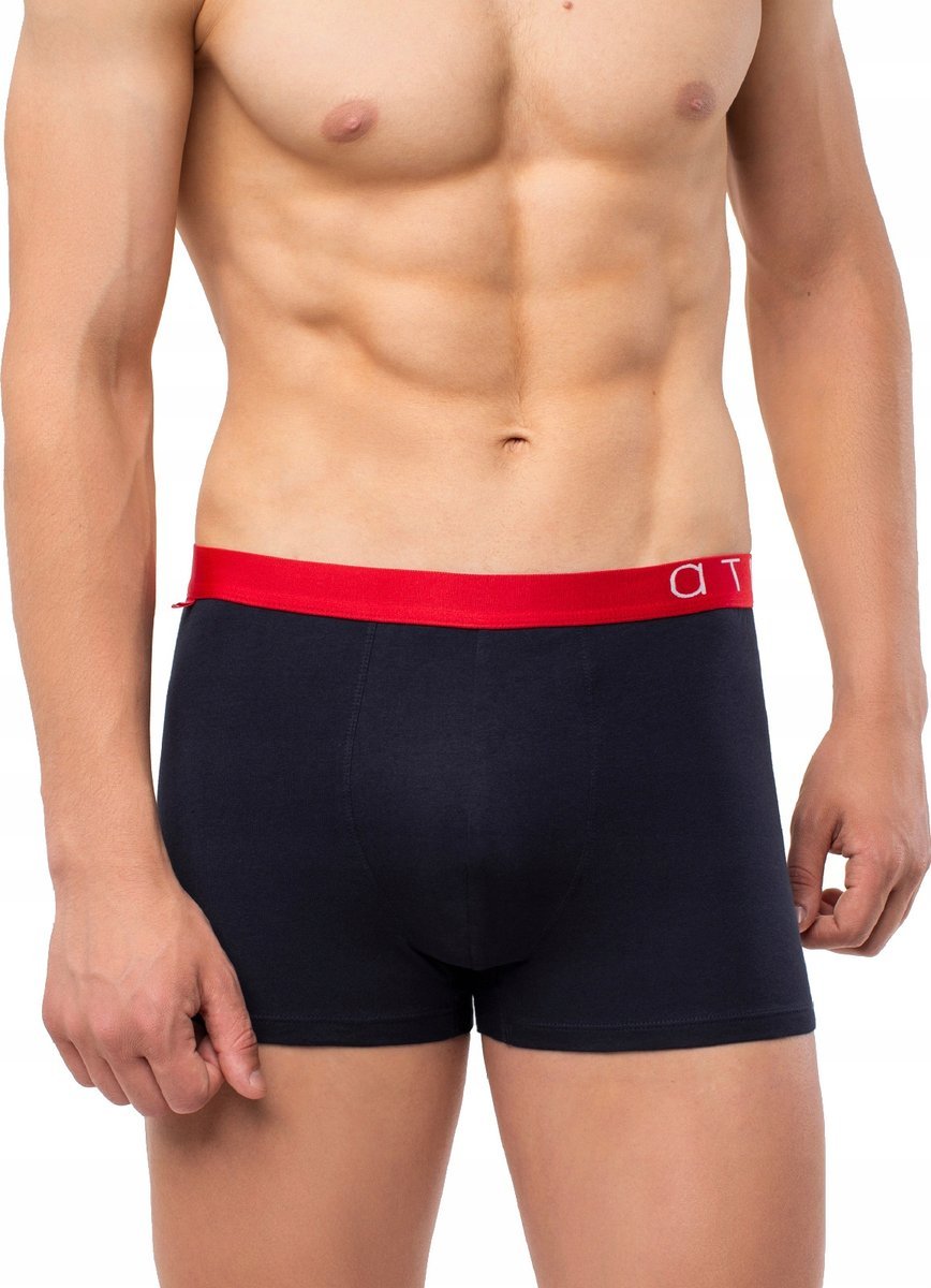 SZORTY ATLANTIC MĘSKIE BOKSERKI MH1081 GRANATOWE L