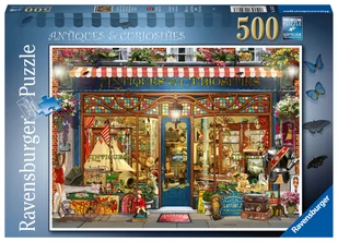 Ravensburger Puzzle 500 elementów Witrynka z Antykami 4005556164073 - Puzzle - miniaturka - grafika 1