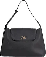 Torebki damskie - Calvin Klein Torba Re-LoCK Md czarna, jeden rozmiar, Ck czarny, Jeden rozmiar, przypadkowy - miniaturka - grafika 1