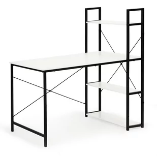 ModernHome Biurko komputerowe, biurowe , stół, półki, loft, orzech, 120 cm - Biurka - miniaturka - grafika 1
