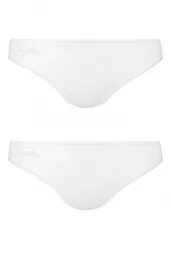 Figi damskie (2 pack) niskie białe LPR 010 - Majtki damskie - miniaturka - grafika 1