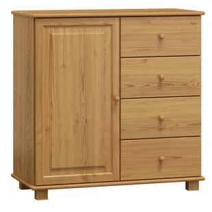 OUTLET - Komoda drewniana sosnowa nr48 g42 olcha - Dom i wnętrze OUTLET - miniaturka - grafika 1