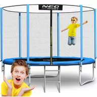 Trampoliny - Neo-sport Trampolina ogrodowa 10ft/312cm z siatką zewnętrzną i drabinką NS-10Z161 - miniaturka - grafika 1