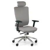 Fotele i krzesła biurowe - B2B Partner Krzesło biurowe NED F, szary X3-52A-F/B08 - miniaturka - grafika 1