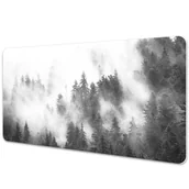 Podkładki na biurko - Ochronna podkładka na biurko Mglisty las 90x45 cm - miniaturka - grafika 1