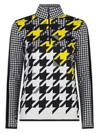 Bluzy damskie - CMP Bluza polarowa w kolorze czarno-biało-żółtym - miniaturka - grafika 1