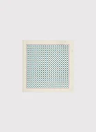 Dodatki do ubrań - Beżowa poszetka w mikrowzór - miniaturka - grafika 1