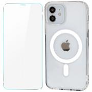 Etui i futerały do telefonów - Bizon Etui Case Pure MagSafe do Apple iPhone 12/12 Pro przezroczyste - miniaturka - grafika 1