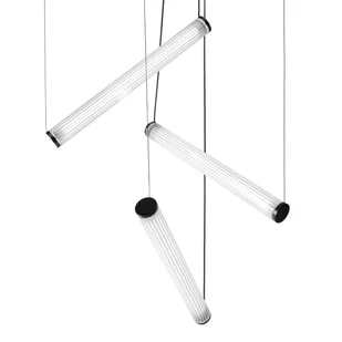 Lampa zwisająca Como 1238 Zuma LED 64W 2700-6500K tubki przezroczysty tytanowy - Lampy sufitowe Lampa zwisająca Como 1238 Zuma LED 64W 2700-6500K tubki przezroczysty tytanowy - Lampy sufitowe - miniaturka - grafika 1