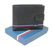 Portfele - Portfel Męski Skórzany WILD Skóra Licowa Duży Poziomy Z Zapięciem RFID N992L 12,5 x 9,5 x 2 [cm] - miniaturka - grafika 1