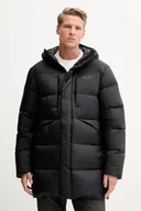 Kurtki i kamizelki sportowe męskie - Jack Wolfskin kurtka puchowa ICY HILL kolor czarny zimowa A65049 - miniaturka - grafika 1