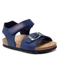 Sandały damskie - Geox Sandały B S. Chalki B. A B922QA 000BC C4244 M Navy/Dk Red - miniaturka - grafika 1