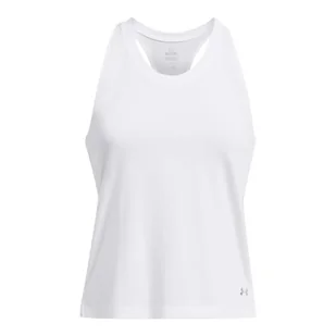 Under Armour UA Launch Singlet, biały/odblaskowy, LG - Koszulki sportowe męskie - miniaturka - grafika 1