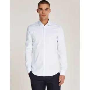 Calvin Klein Koszula | Slim Fit - Koszule męskie - miniaturka - grafika 1