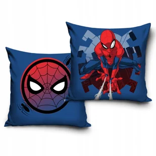 SPIDERMAN DWUSTRONNA POSZEWKA NA PODUSZKĘ WELUR DO PRZEDSZKOLA 40X40 - Pościel dla dzieci - miniaturka - grafika 1