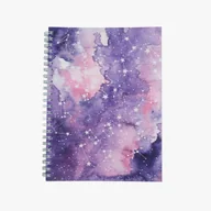 Zeszyty szkolne - Pastel Galaxy — kołozeszyt w kropki (A5), miękka oprawa, 120 gsm - miniaturka - grafika 1