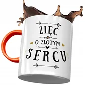 Kubki - Kubek Pomarańczowy Dla Zięcia na Urodziny Prezent z Nadrukiem ze Zdjęciem + Opakowanie na prezent (wzór 04) - miniaturka - grafika 1