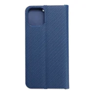 Etui i futerały do telefonów - Forcell Kabura LUNA Book Carbon do IPHONE 12 / 12 PRO niebieski - miniaturka - grafika 1
