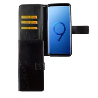 Etui i futerały do telefonów - Samsung Galaxy S9 etui na telefon komórkowy etui ochronne etui z klapką etui na kartę czarny - miniaturka - grafika 1