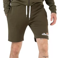 Spodnie sportowe męskie - Spodenki Ellesse Silvan Fleece Short SHF09162506 - zielone - miniaturka - grafika 1