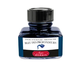 Atremant Jacques Herbin 30ml Bleu des profondeurs - Naboje i atramenty - miniaturka - grafika 1