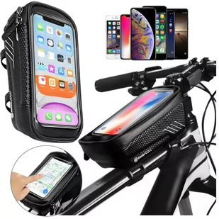TORBA UCHWYT SAKWA ROWEROWA NA RAMĘ ROWER TELEFON R95 - Sakwy rowerowe - miniaturka - grafika 1