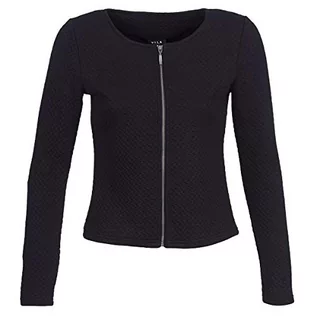 Kurtki damskie - Unbekannt Damska kurtka Vinaja New Short Jacket Blazer, czarny, S - grafika 1