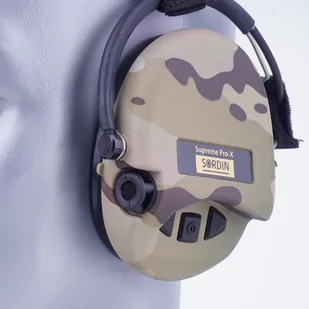 Sordin - Aktywne nakarkowe ochronniki słuchu Supreme Pro-X - Multicam - 76302-X-06-S - Ochronniki słuchu - miniaturka - grafika 3