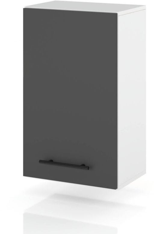 szafka kuchenna wisząca modułowa nowoczesna z uchwytami 40cm spremium szary