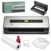 Zgrzewarki do folii i pakowarki próżniowe - Zgrzewarka próżniowa NutriZein NZVS6000 Vacu Opti srebrna 130 W - miniaturka - grafika 1