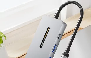 Stacja dokująca Toocki Typ-C, 7w1 (szara) - Stacje dokujące i replikatory portów Stacja dokująca Toocki Typ-C, 7w1 (szara) - Stacje dokujące i replikatory portów - miniaturka - grafika 2