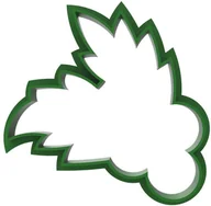 Ozdoby bożonarodzeniowe - Bio Foremka Jemioła wykrawacz - 1 szt - miniaturka - grafika 1
