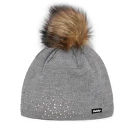 Czapki damskie - Czapka Eisbär Nalin Lux Crystal 80115 006 Szary - miniaturka - grafika 1