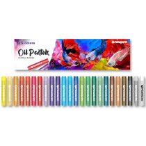 Pastele olejne 24 kolory PENMATE - Kredki, ołówki, pastele i pisaki - miniaturka - grafika 1