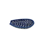 Świeczniki - Ceramiczna podstawka na łyżkę Ceramika Bolesławiec - miniaturka - grafika 1