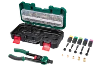 Kombinerki i obcęgi - PARKSIDE® Szczypce do nitowania nakrętek z osprzętem, 150 elementów - miniaturka - grafika 1