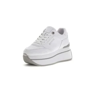 Damskie Sneakersy GUESS CAMRIO FLPCAMFAL12-WHITE – Biały - Sneakersy damskie - miniaturka - grafika 1