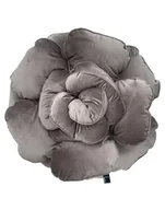 Poduszki dekoracyjne - Poduszka Roxanne velvet taupe brązowa pastelowa - miniaturka - grafika 1