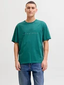 Koszulki męskie - Jack & Jones Koszulka "Star" w kolorze turkusowym - miniaturka - grafika 1