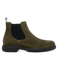 Botki męskie - Sztyblety Geox U Meiern U56LZA 00023 C3009 Khaki - miniaturka - grafika 1