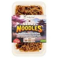 Szybkie dania obiadowe - Lucky Food Seoul Noodles Makaron na patelnię w stylu koreańskim z warzywami 750 g - miniaturka - grafika 1