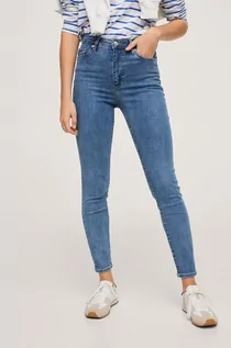 Spodnie damskie - Mango jeansy damskie high waist - grafika 1